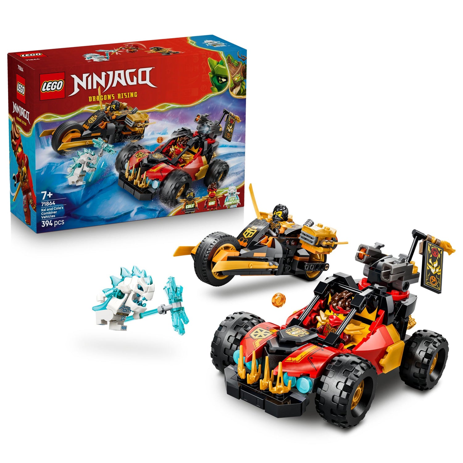 ليجو نينجاغو مركبات كاي وكول المدمجة 71864 مكعبات التركيب LEGO