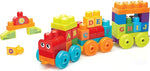 ميجا بلوكس لعبة مكعبات بناء قطار الحروف الانجليزية 60 قطعة المكعبات الكبيرة MEGA BLOKS