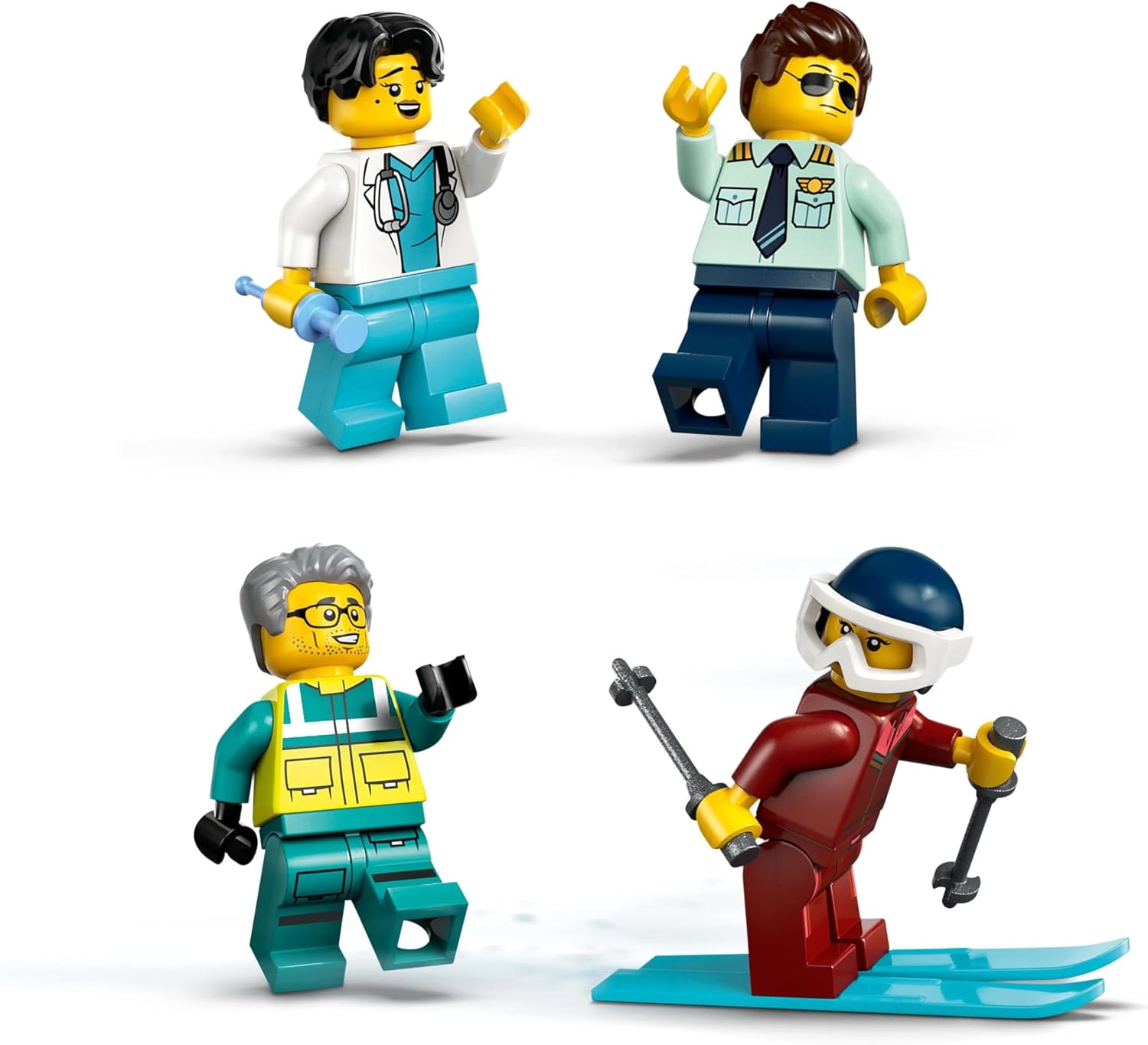 ليجو 60465 سيتي طائرة الإسعاف الجوي مكعبات التركيب LEGO