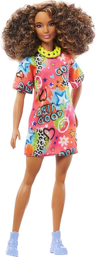 باربي دمية بشعر بني مجعد دمى الشخصيات Barbie