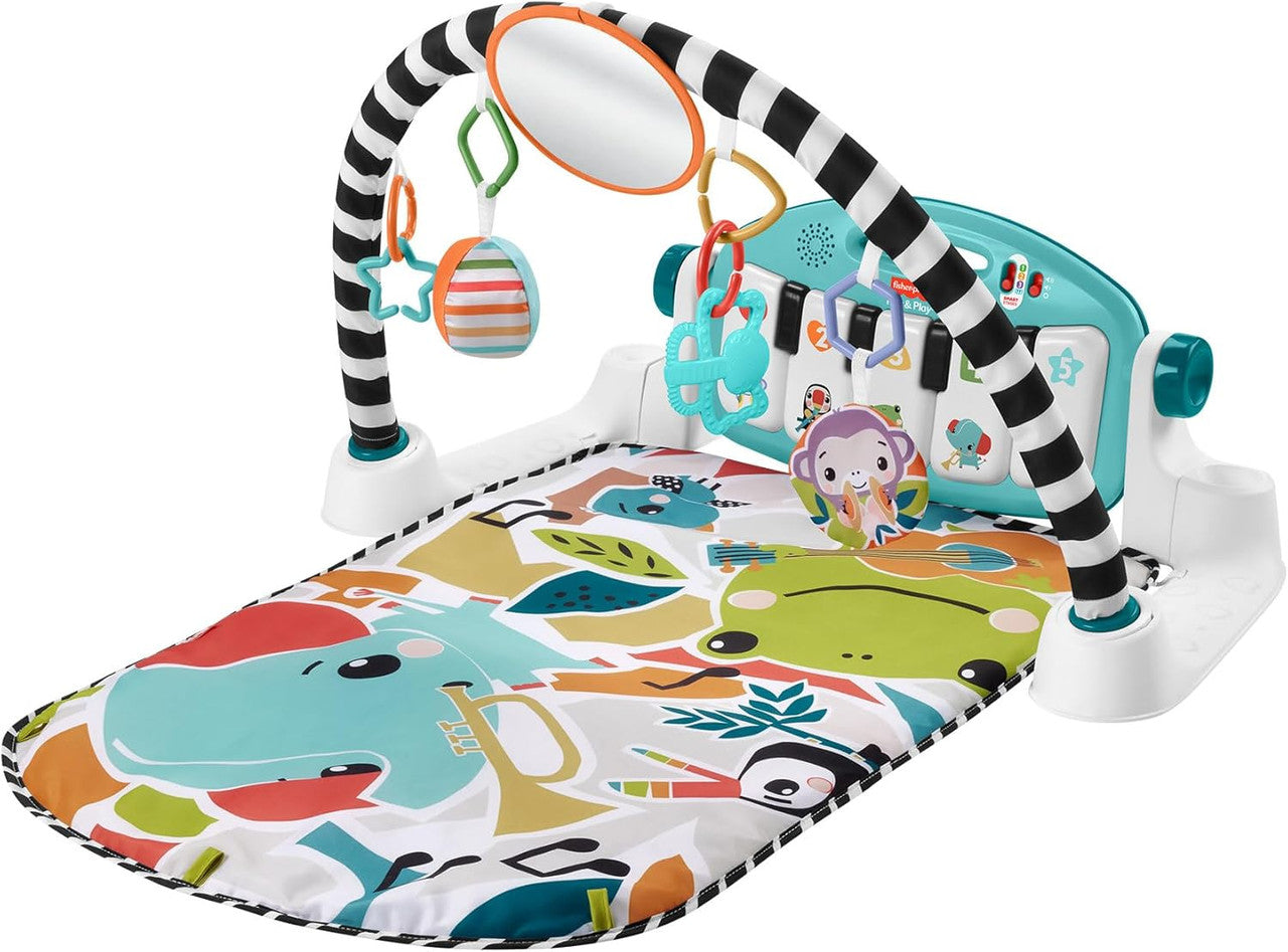 فيشر برايس مفرش اطفال مع بيانو وردي بساط للمواليد Fisher-Price