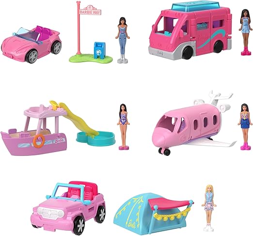 باربي سيارة ميني دريم من باربيلاند متنوع اكسسوارت الدمى Barbie