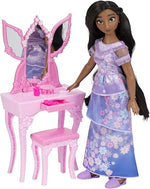 انكانتو دمية إيزابيلا وطاولة زهور دمية مع اكسسوارات Disney