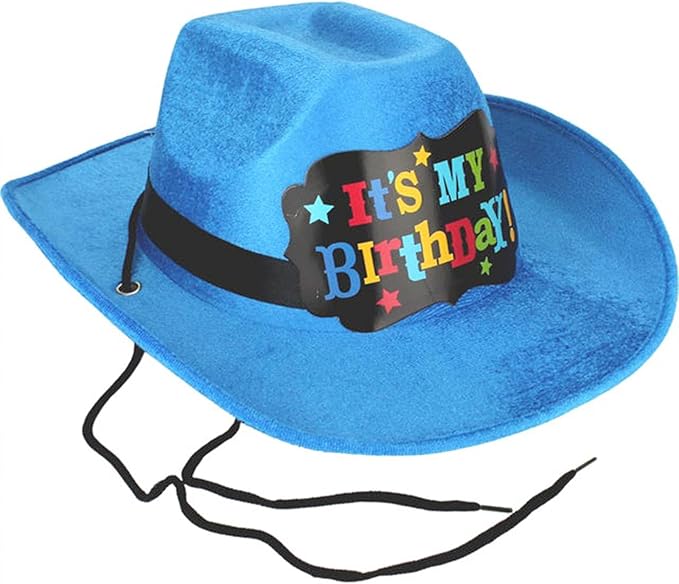 امسكان قبعة رعاة البقر زرقاء الملابس التنكرية Amscan