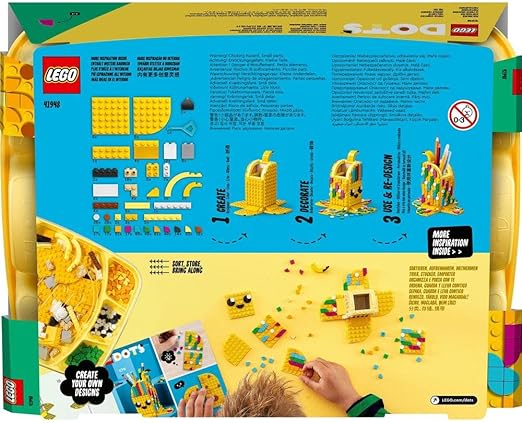 ليجو 41948 دوست حامل اقلم رصاص بتصميم موزة مكعبات التركيب LEGO