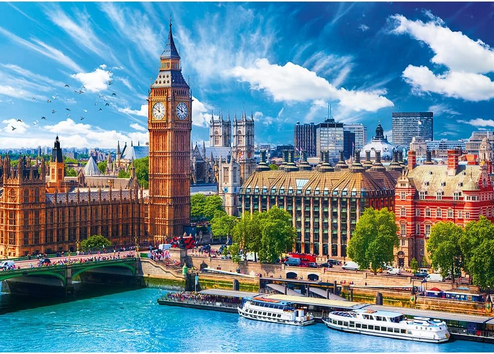 بزل لندن المشمسة 500 قطعة العاب البزل Trefl