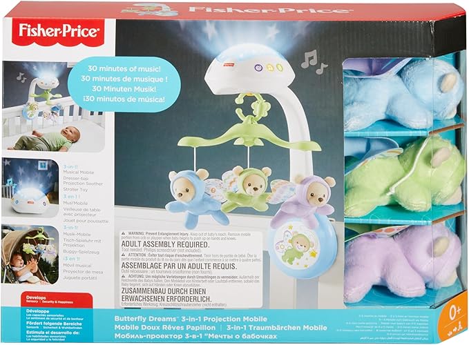 فيشر برايس جهاز عرض محمول 3 في 1 مواليد تفاعلي Fisher-Price