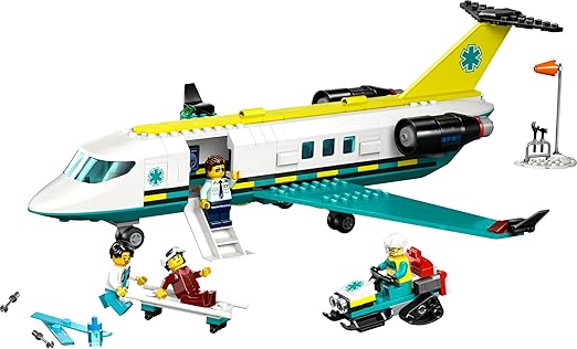 ليجو 60465 سيتي طائرة الإسعاف الجوي مكعبات التركيب LEGO