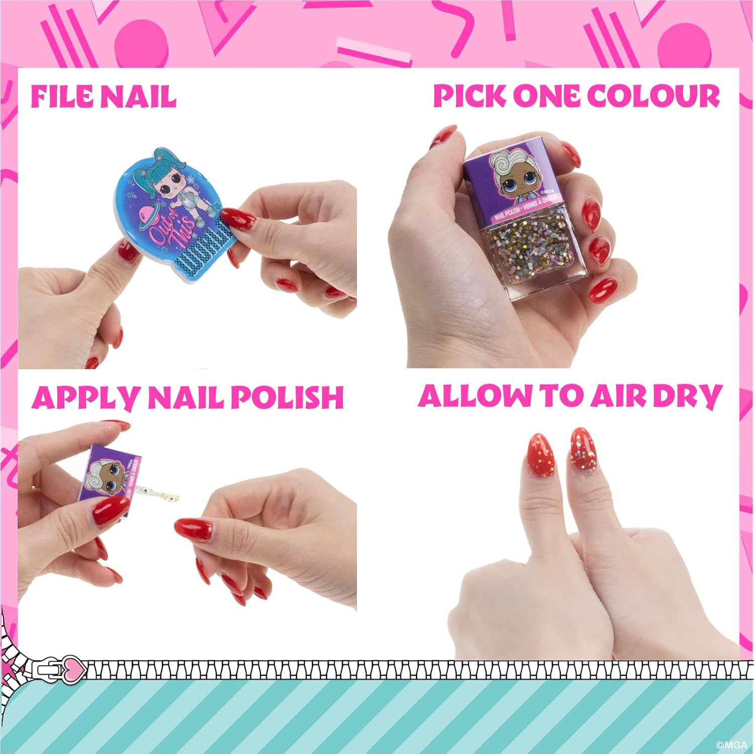 ال او ال سربرايز حقيبة مستحضرات التجميل المكياج والتجميل LOL Surprise