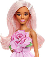 باربي دمية فاشنيستاس بشعر زهري دمى الشخصيات Barbie