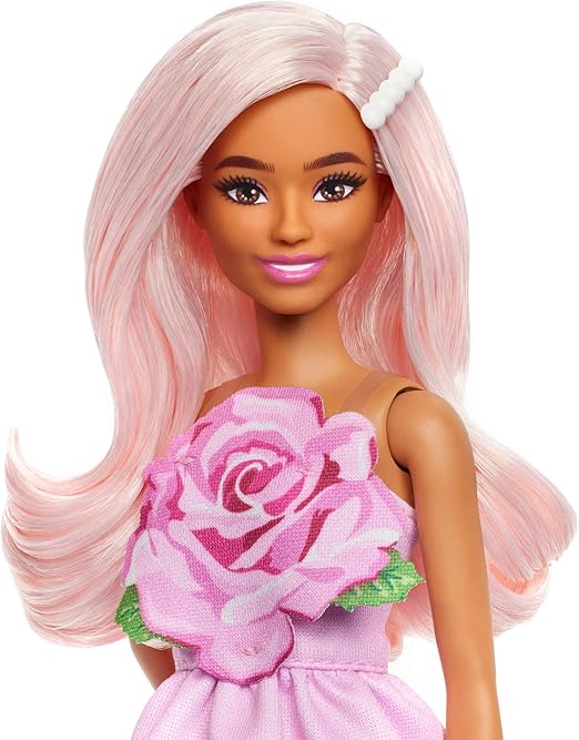 باربي دمية فاشنيستاس بشعر زهري دمى الشخصيات Barbie