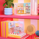 ميني فيرس متجر بناء محل آيس كريم بيوت الدمى Miniverse