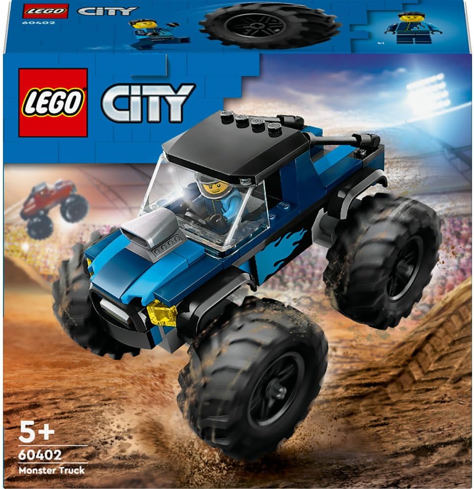 ليجو 60402 سيتي شاحنة الوحش الزرقاء مكعبات التركيب LEGO