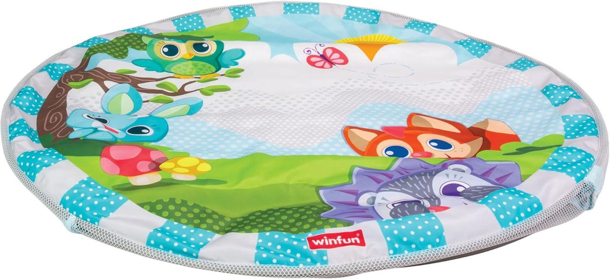 وين فن حصيرة الألعاب الرياضية وحفرة الكرات بساط للمواليد WinFun