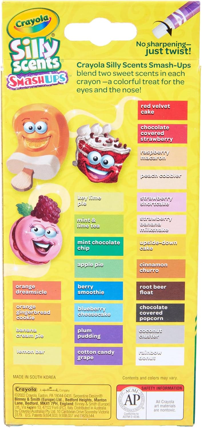 كرايولا أقلام تلوين صغيرة 24 قطعة رسم و تلوين Crayola