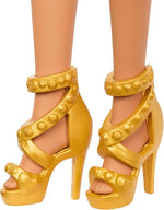 باربي دمية مع فستان مكشكش احمر دمية مع اكسسوارات Barbie