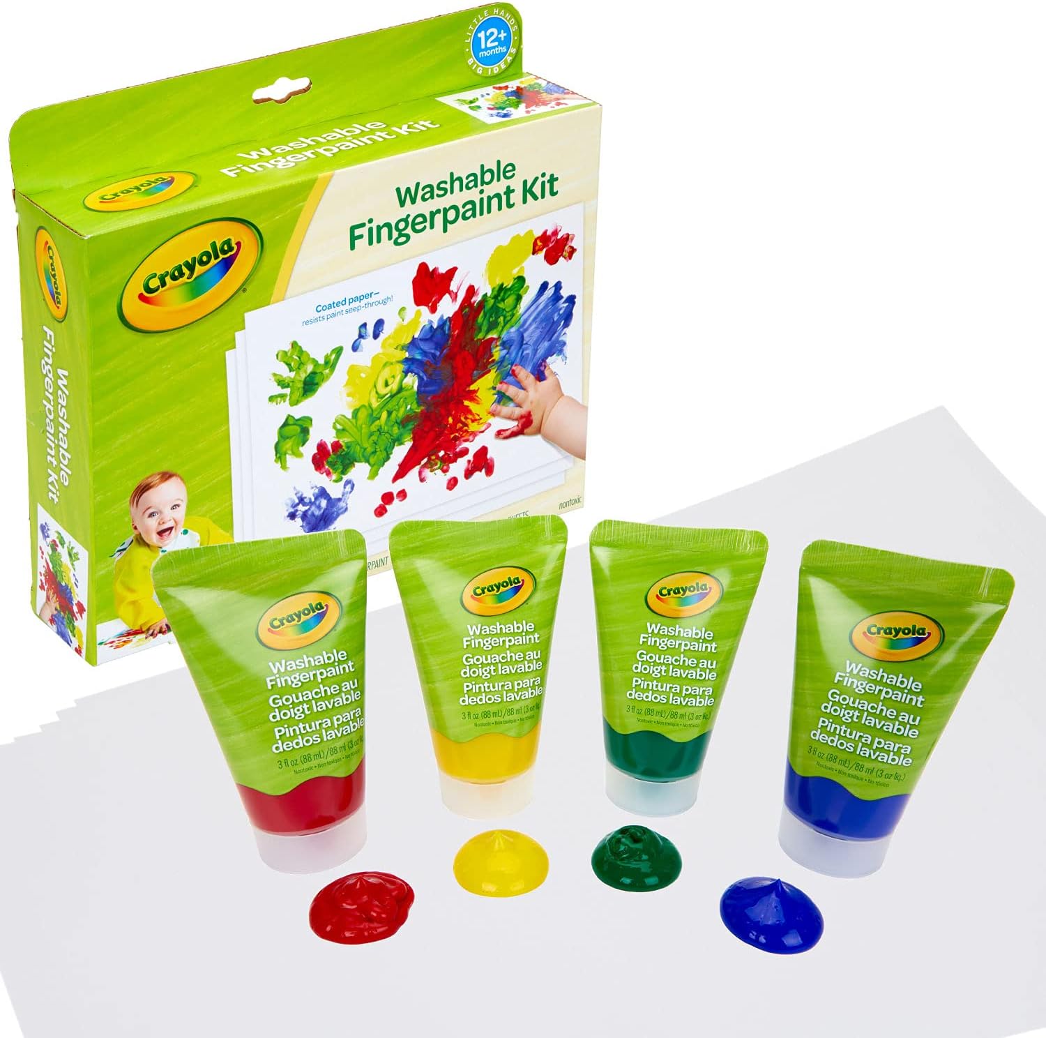 كرايولا طلاء الأصابع القابلة للغسل رسم و تلوين Crayola