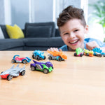 تيمسترز لعبة سيارات 10 قطع المركبات المتنوعه Teamsterz