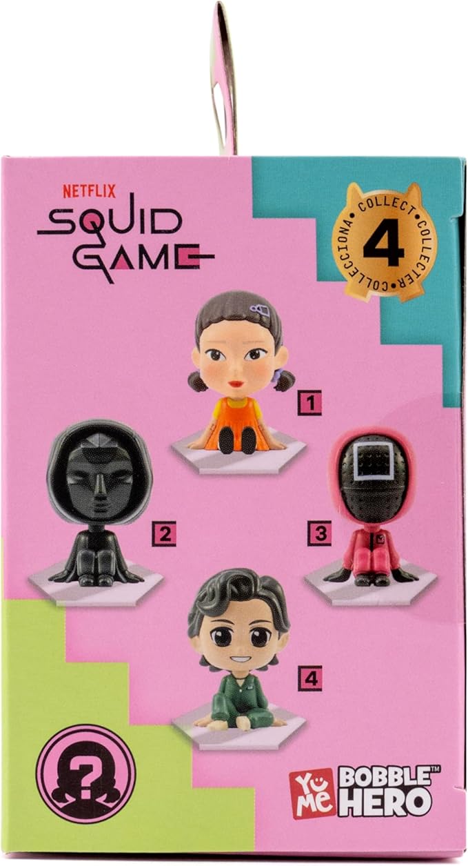 لعبة عرض رأس هزاز الحبار متنوع المجسمات Squid Games