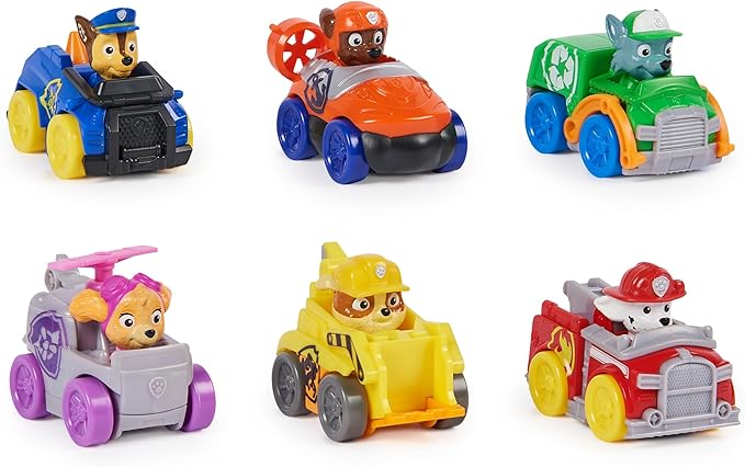 باو باترول سيارت بوب سكواد ريسرز 6 قطع مركبات الأطفال Paw Patrol