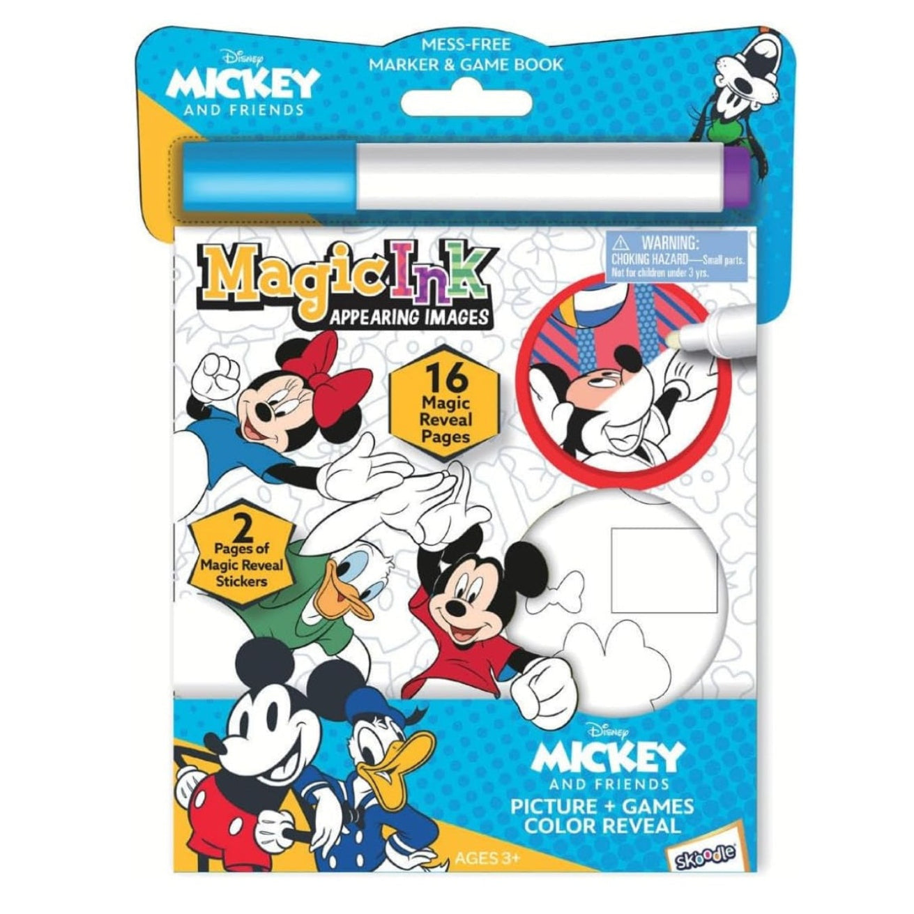 ديزني ميكي ماوس ملصقات مع كتاب تلوين سحري رسم و تلوين Disney
