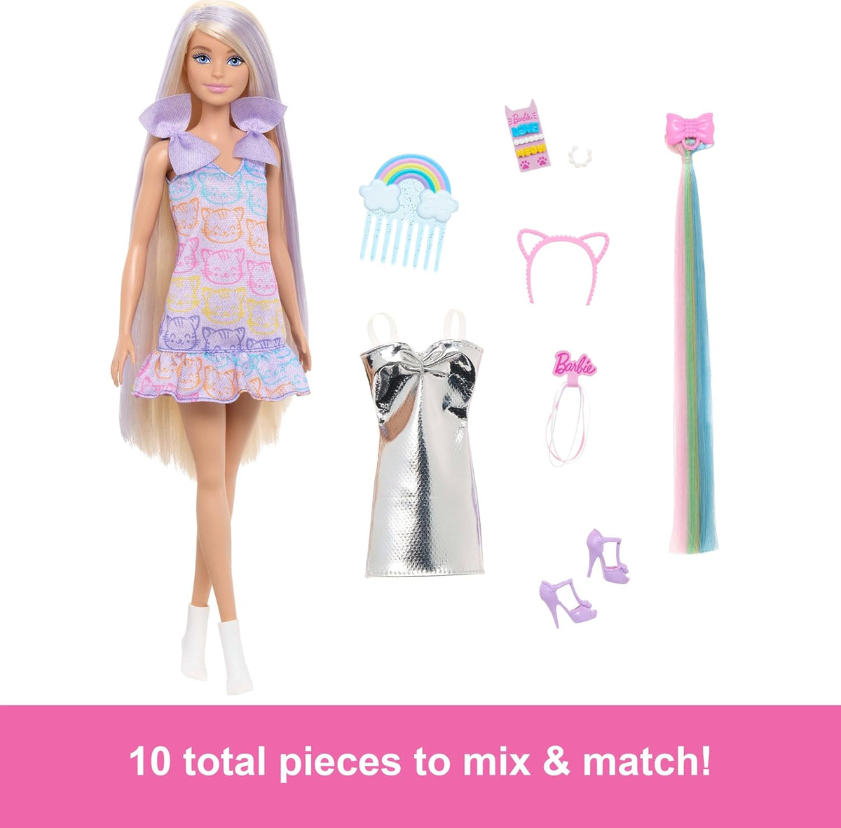 باربي دمية المرح دمية مع اكسسوارات Barbie