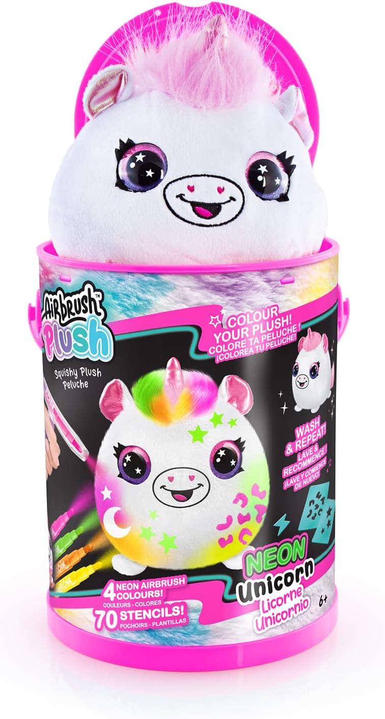 اير برش علبة طلاء للدمى القطنية اشكال متنوعة رسم و تلوين Airbrush Plush