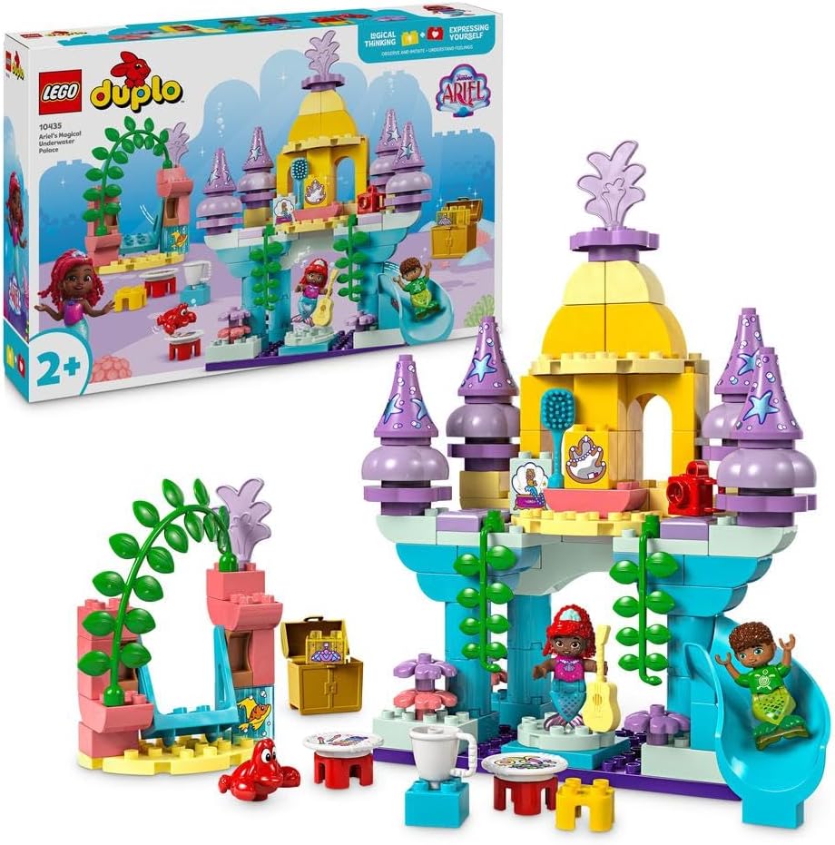 ليجو دبلو قصر أريل السحري تحت الماء مكعبات التركيب LEGO