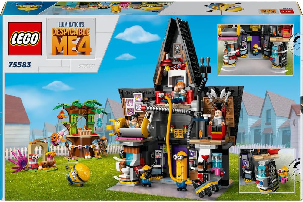 ليجو 75583 ديسبيكابل مي 4 مينيونز وقصر عائلة غرو مكعبات التركيب LEGO