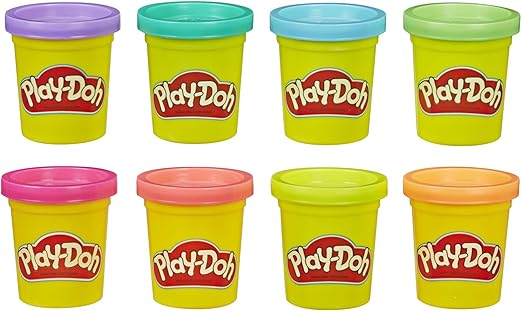 بلاي دوه صلصال نيون 8 قطع الصلصال والمعجون Play-Doh
