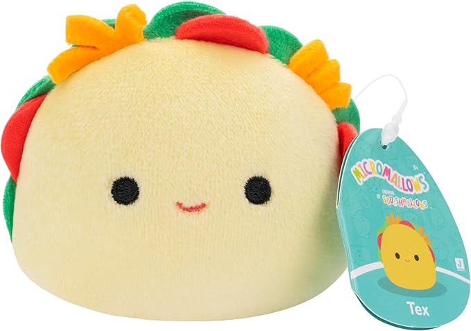 سكويش مالوز دمى ميكرومالو 4 قطع الالعاب القطنية Squishmallows