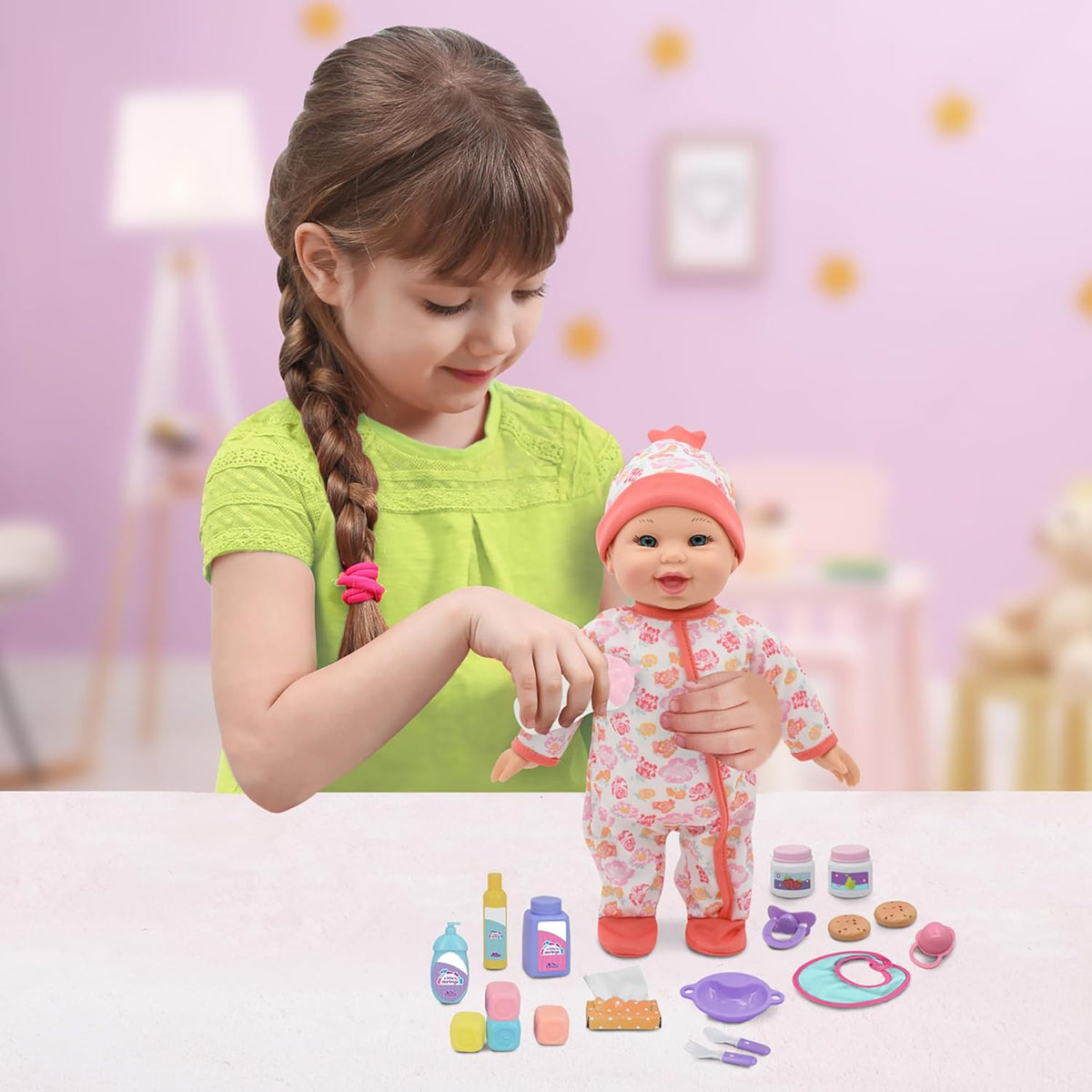 بيبي مزيونة دمية الطفل النطاطة دمى المواليد Baby Maziuna