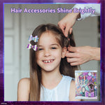 تاونلي جيرل مجموعة شعر فروزن الخرز والاكسسوارات Townley Girl