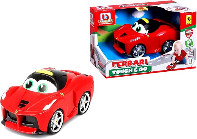 بي بي جونيور سيارة فيراري تاتش اند جو أحمر مركبات الأطفال BB Junior