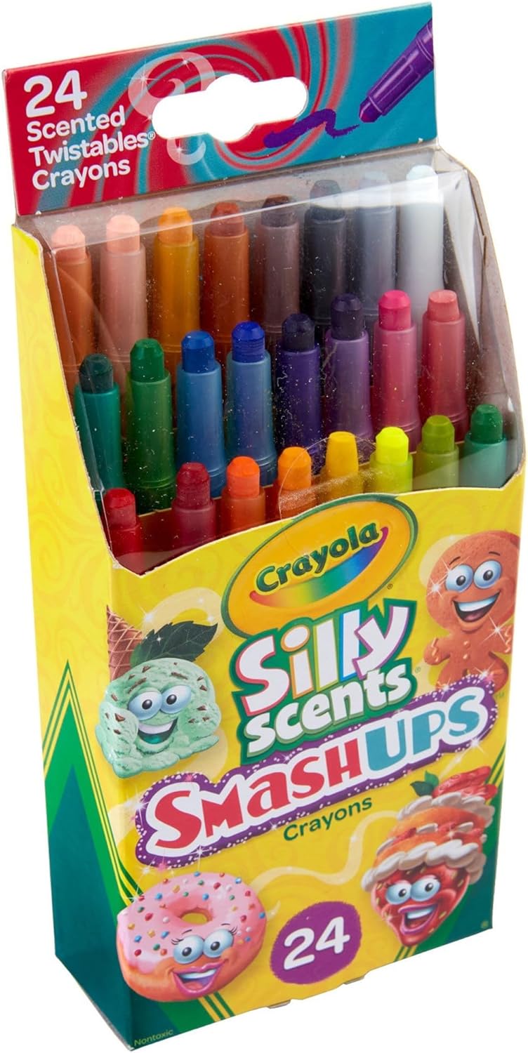 كرايولا أقلام تلوين صغيرة 24 قطعة رسم و تلوين Crayola