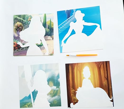 سكودل كتاب تلوين الماء السحري لأميرات ديزني رسم و تلوين Skoodle