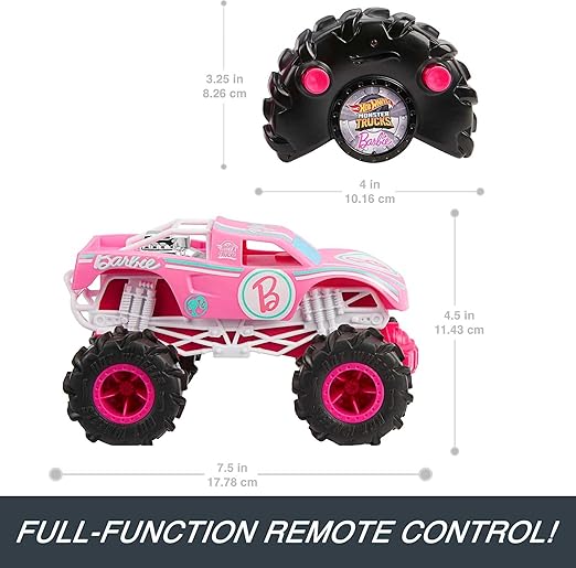 هوت ويلز شاحنة الوحش باربي ريموت كنترول السيارات ريموت كنترول HotWheels