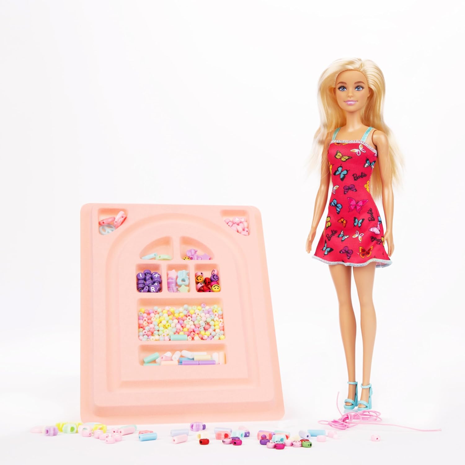 باربي دمية مع صناعة وتصميم الخرز دمية مع اكسسوارات Barbie
