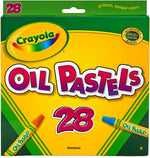 كرايولا الوان باستيل زيتية 28 قطعة رسم و تلوين Crayola