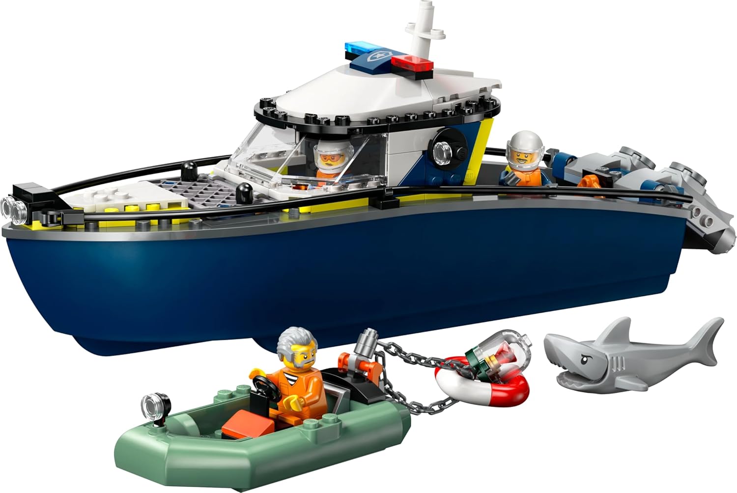 ليجو 60456 سيتي مطاردة قارب الشرطة مكعبات التركيب LEGO