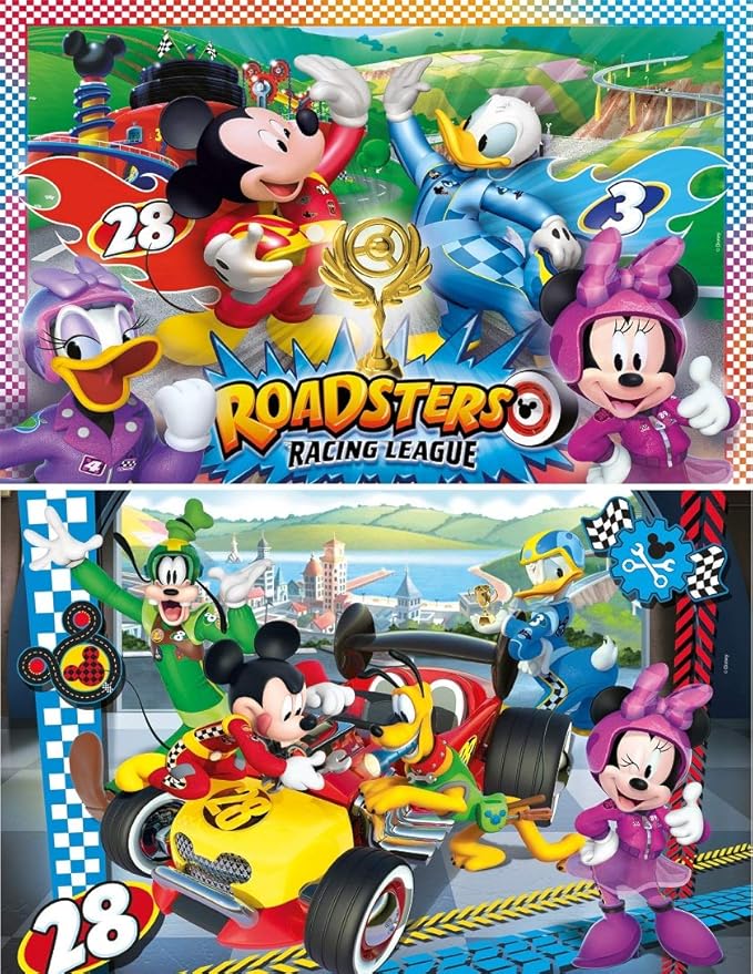 كلمنتوني بزل ميكي في سباق السيارات العاب البزل Clementoni