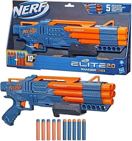 نيرف مسدس رينجرنيرف اليت 2.0 مع 10 سهام نيرف ايليت مسدسات مطاطية Nerf