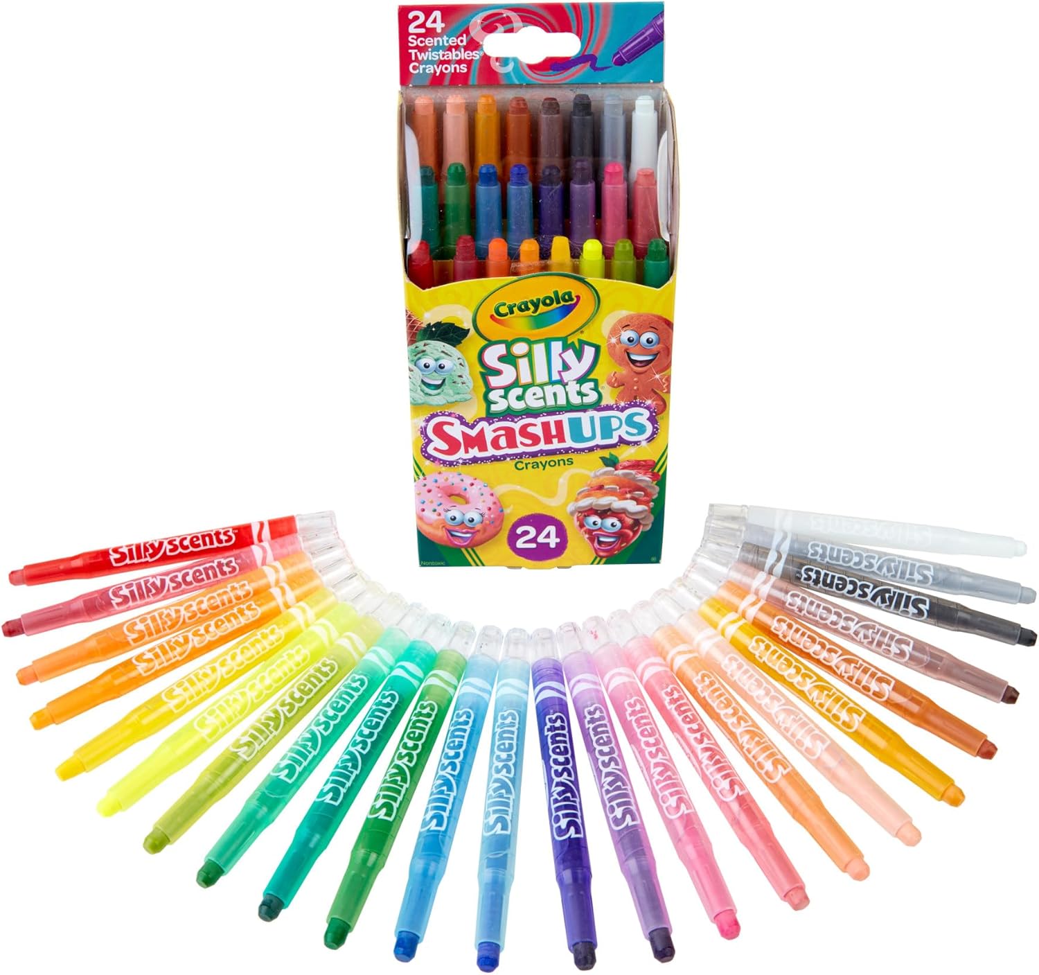 كرايولا أقلام تلوين صغيرة 24 قطعة رسم و تلوين Crayola