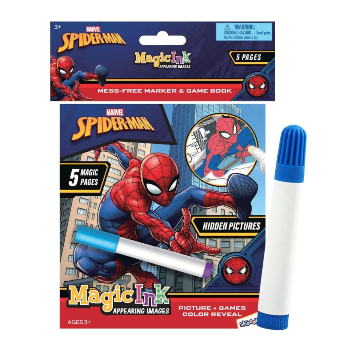 مارفل سبايدرمان كتاب تلوين سحري رسم و تلوين Spider-Man