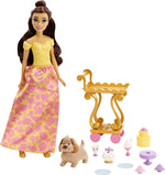 ديزني برينسس دمية الاميرة بيل مع عريية كيك دمية مع اكسسوارات Disney