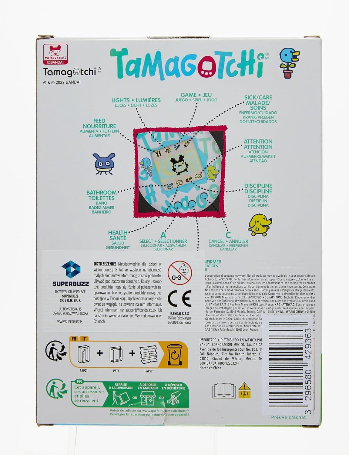 تاماجوتشي لعبة الحيوان الأليف قلب بو ألعاب الكترونية Tamagotchi