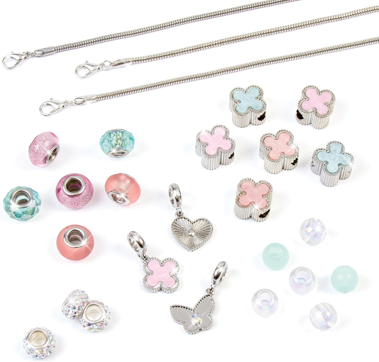 ميك ات ريل مجموعة مجوهرات كلوفر الخرز والاكسسوارات Make it Real