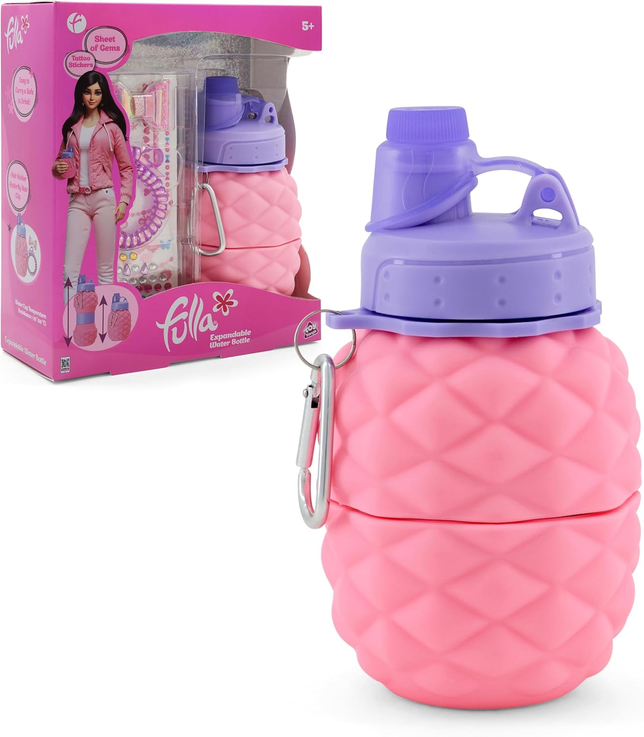 فلة زجاجة مياه مع مشبك شعر أدوات مدرسية Fulla