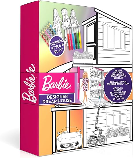باربي ديزاينر دريم هاوس مع دمية دمية مع اكسسوارات Barbie