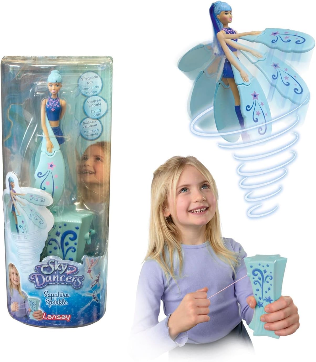 سكاي دانسرز دمية سافير سباركل الطائرة اكسسوارت الدمى SKY DANCERS